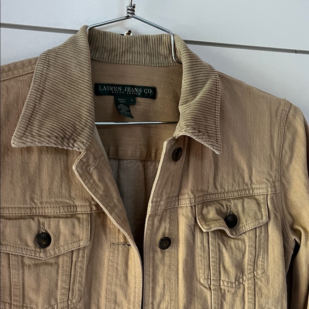 RALPH LAUREN Women’s Tan Denim Jacket
